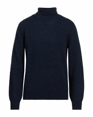 Diktat Man Turtleneck Midnight blue Acrylic, Alpaca wool, Viscose Cover