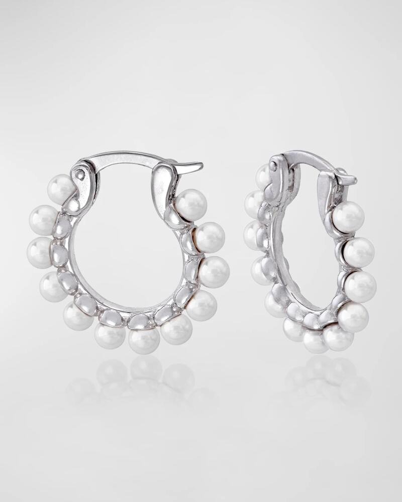 Majorica Ada Pearl Huggie Earrings Cover