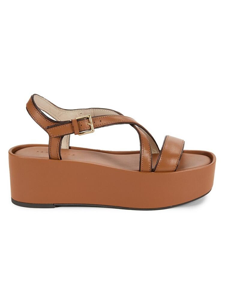 Sanctuary Women's Dream Leather Platform Sandals - Deep Honey Cover