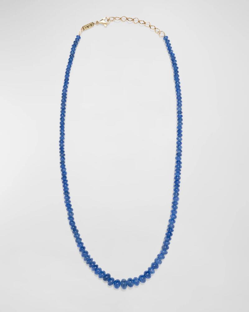 AZLEE Rich Sapphire Bead Necklace Cover