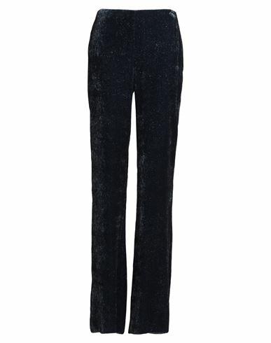 Max Mara Studio Woman Pants Midnight blue Viscose, Silk, Polyamide Cover