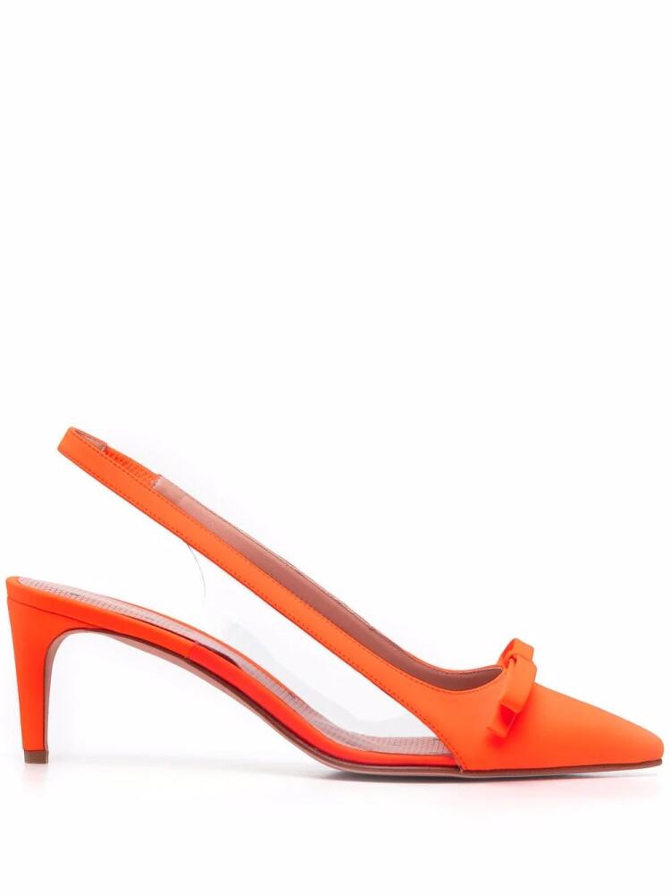 RED(V) Sandie 60mm slingback pumps - Orange Cover