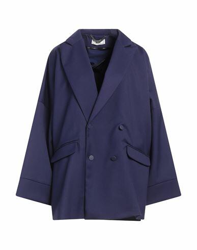 Jijil Woman Blazer Purple Polyester, Viscose, Elastane Cover