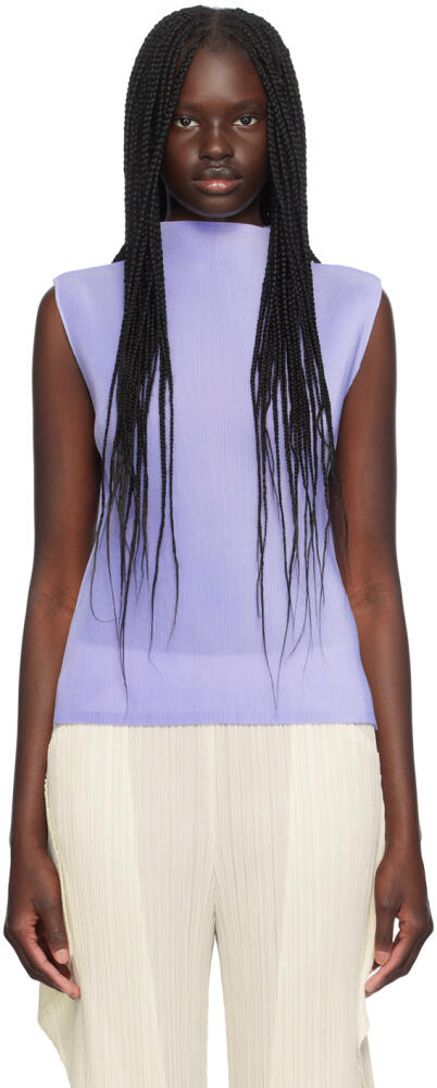 PLEATS PLEASE ISSEY MIYAKE Blue Mist July Tank Top Cover