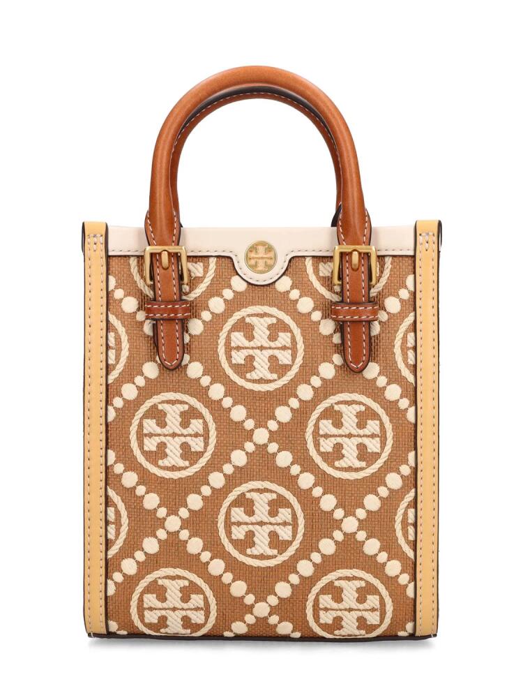 TORY BURCH Mini T Monogram Canvas Top Handle Bag Cover