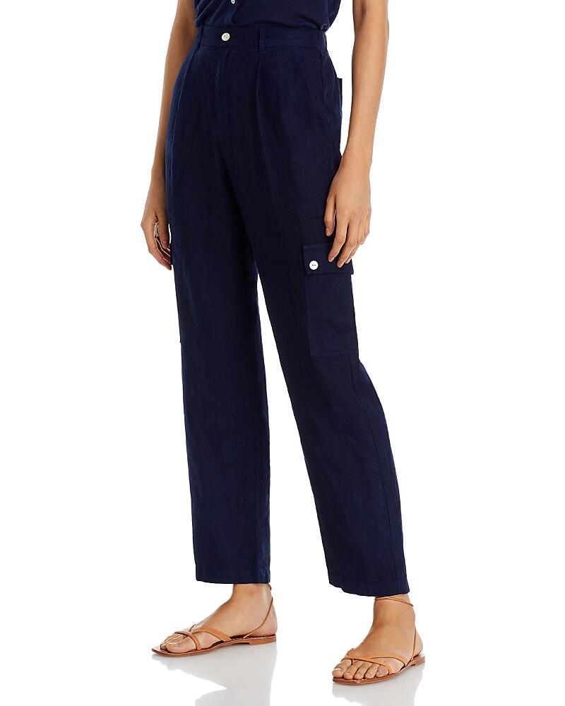 Bella Dahl Pleated Linen Cargo Pants Cover