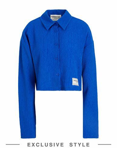 The Giving Movement X Yoox Woman Shirt Bright blue Recycled polyester, Recycled elastane Cover