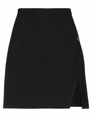 Off-white Woman Mini skirt Black Polyester, Virgin Wool, Elastane Cover