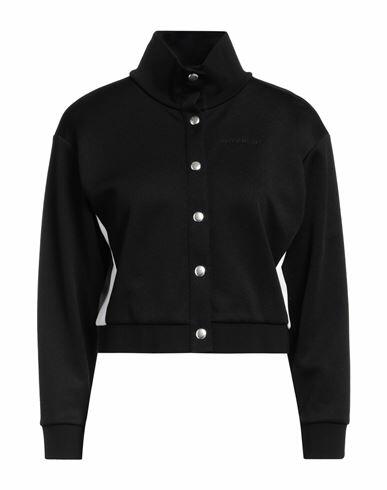 Givenchy Woman Sweatshirt Black Polyester, Cotton, Polyamide, Elastane Cover