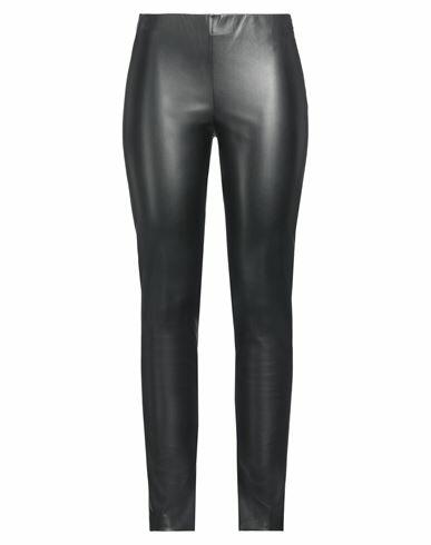 Nude Woman Pants Black Polyurethane, Polyester Cover