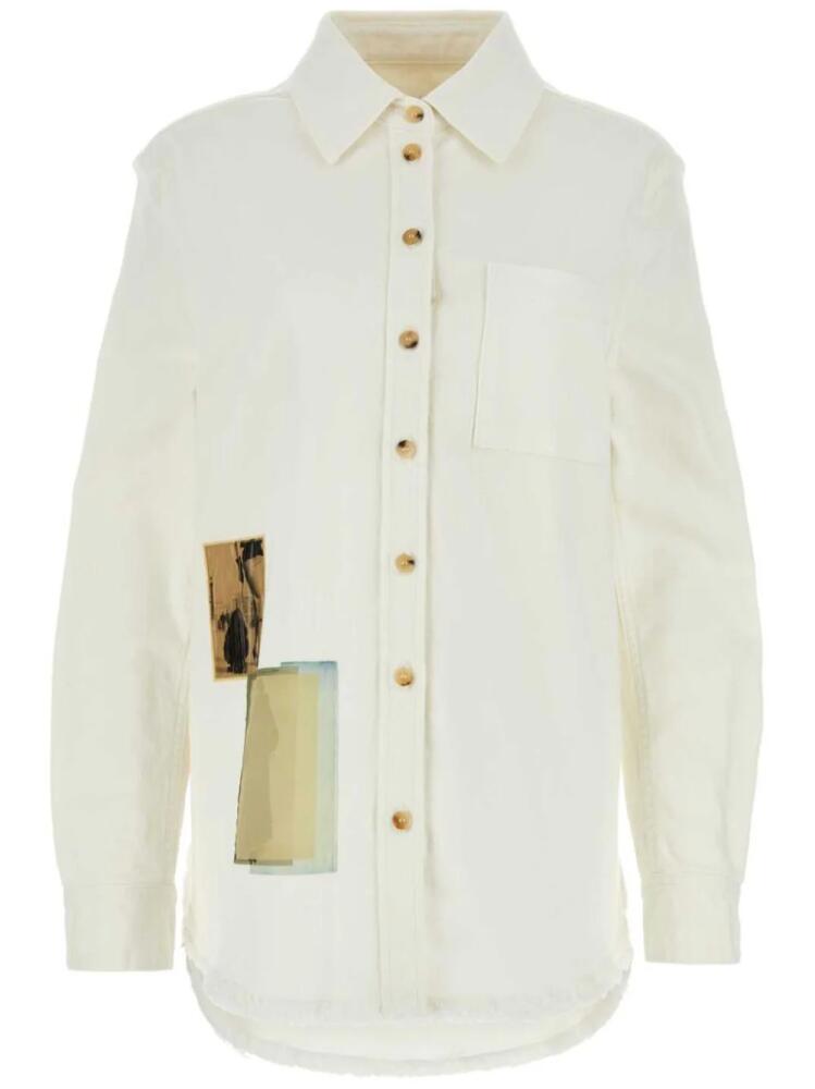 Lanvin graphic-print shirt - White Cover