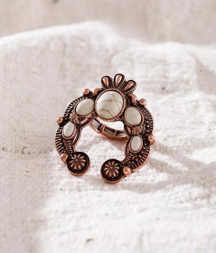 Sterling & Stitch Howlite Stretch Ring Cover