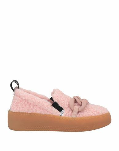 N°21 Woman Sneakers Light pink Shearling Cover