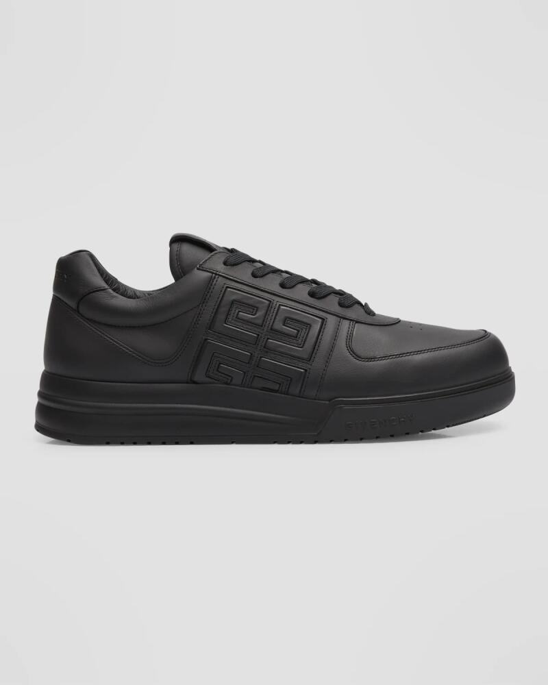 Givenchy Men's G4 Bicolor Leather Low-Top Sneakers Cover