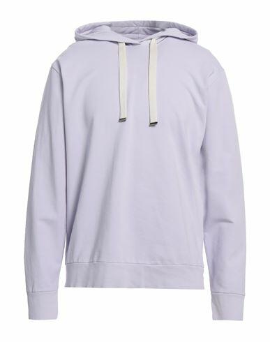 Daniele Fiesoli Man Sweatshirt Lilac Cotton, Elastane Cover