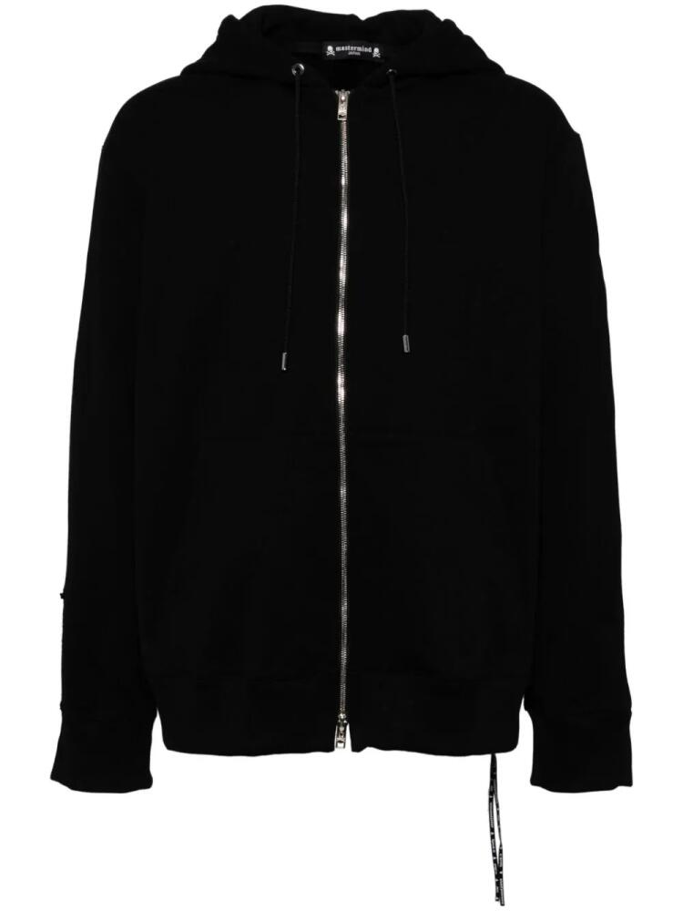 Mastermind Japan logo-printed hooded jacket - Black Cover