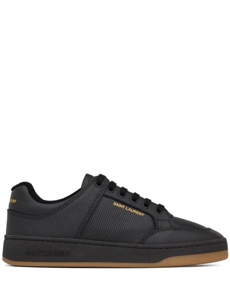 Saint Laurent SL/61 lace-up leather sneakers - Black Cover