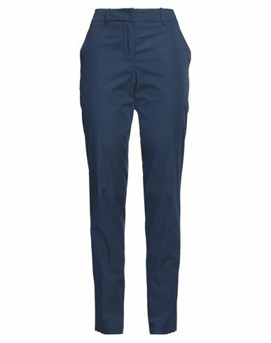 Rochas Woman Pants Midnight blue Cotton Cover