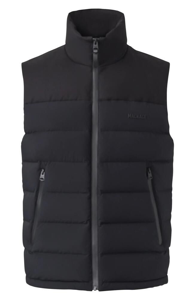 Mackage Bobbie City Water Resistant 800 Fill Power Down Vest in Black Cover