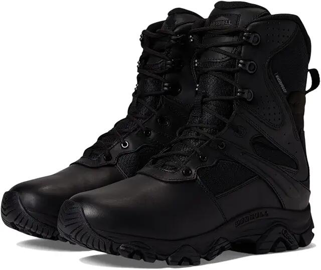 Merrell Work Moab 3 Response 8 Tact Zip Wp (Black) Men's Shoes Cover