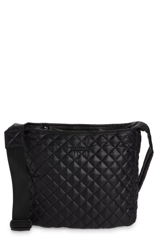 MZ Wallace Parker Quilted Nylon Crossbody Bag in Black/black Cover