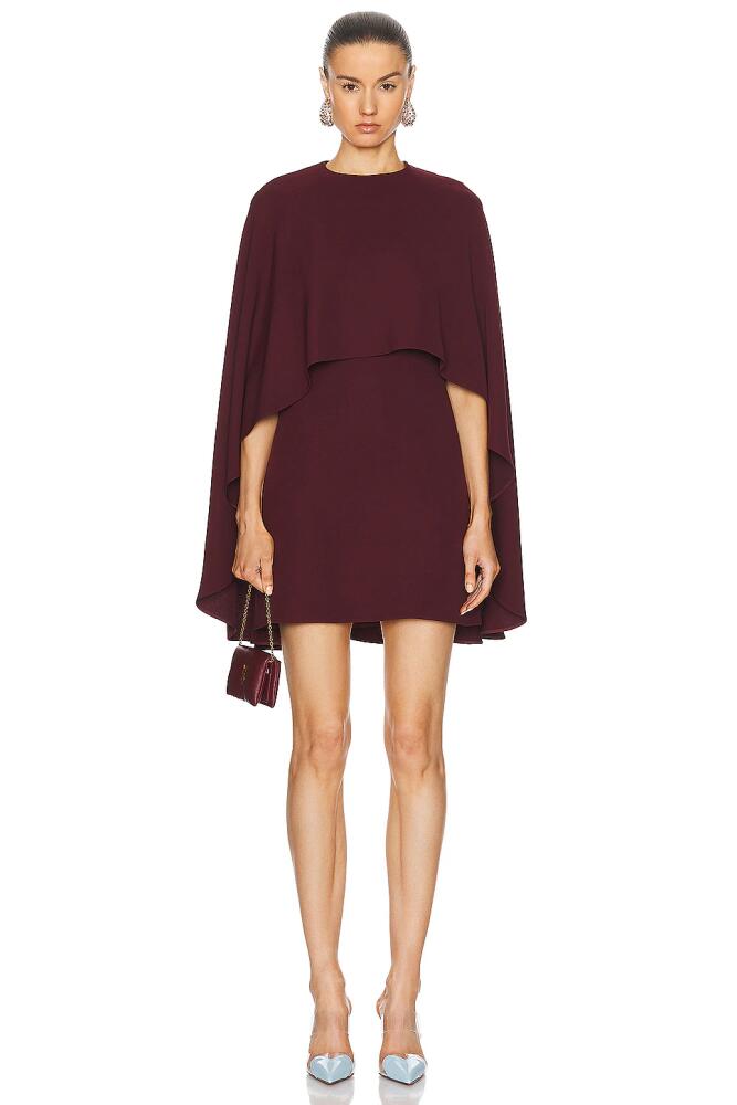 Valentino Mini Dress in Burgundy Cover