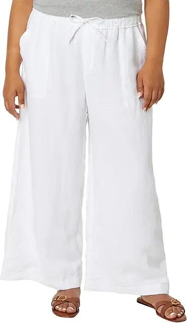 Splendid Stella Linen Crop Pant (White) Women's Dress Pants Cover