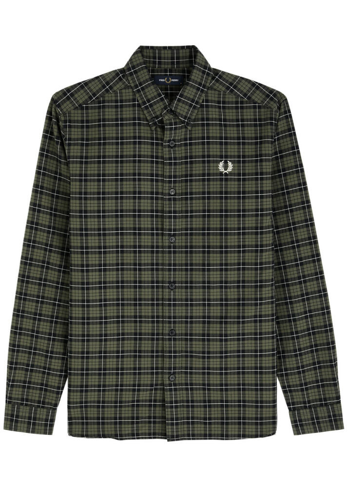 Fred Perry Checked Logo Cotton Shirt - Multicoloured 1 Cover