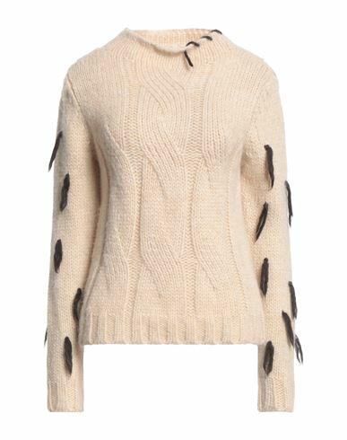 Golden Goose Woman Sweater Beige Wool, Polyamide, Alpaca wool Cover