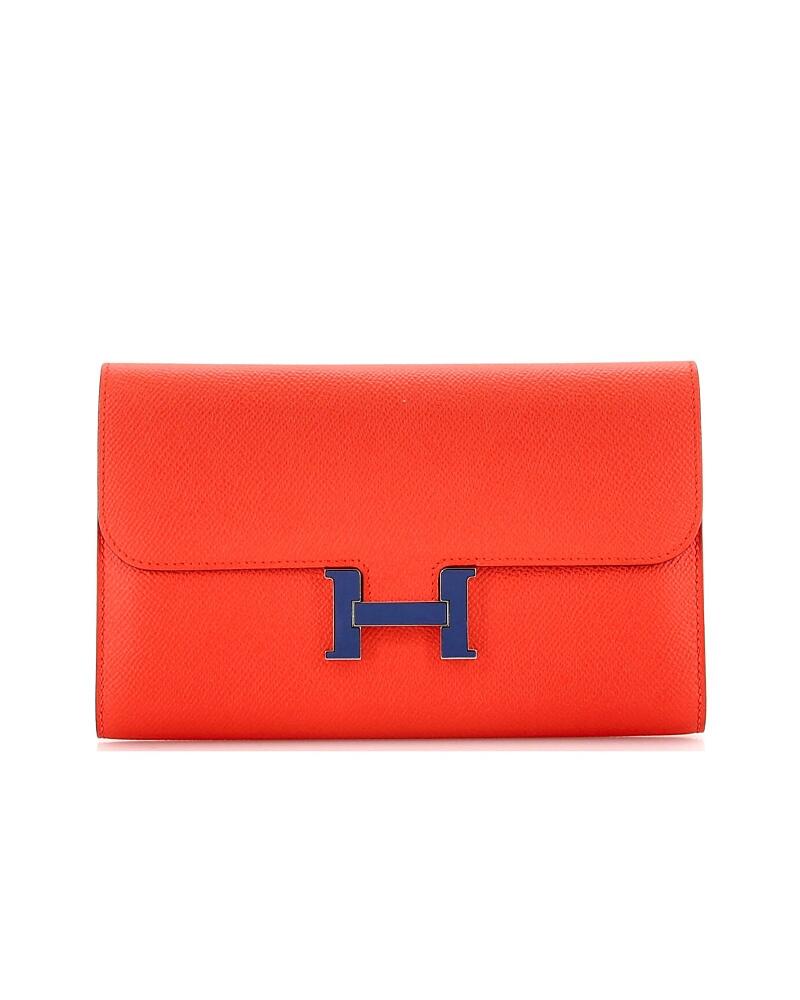 Pre-Owned Hermes Long Constance Wallet Epsom Cover