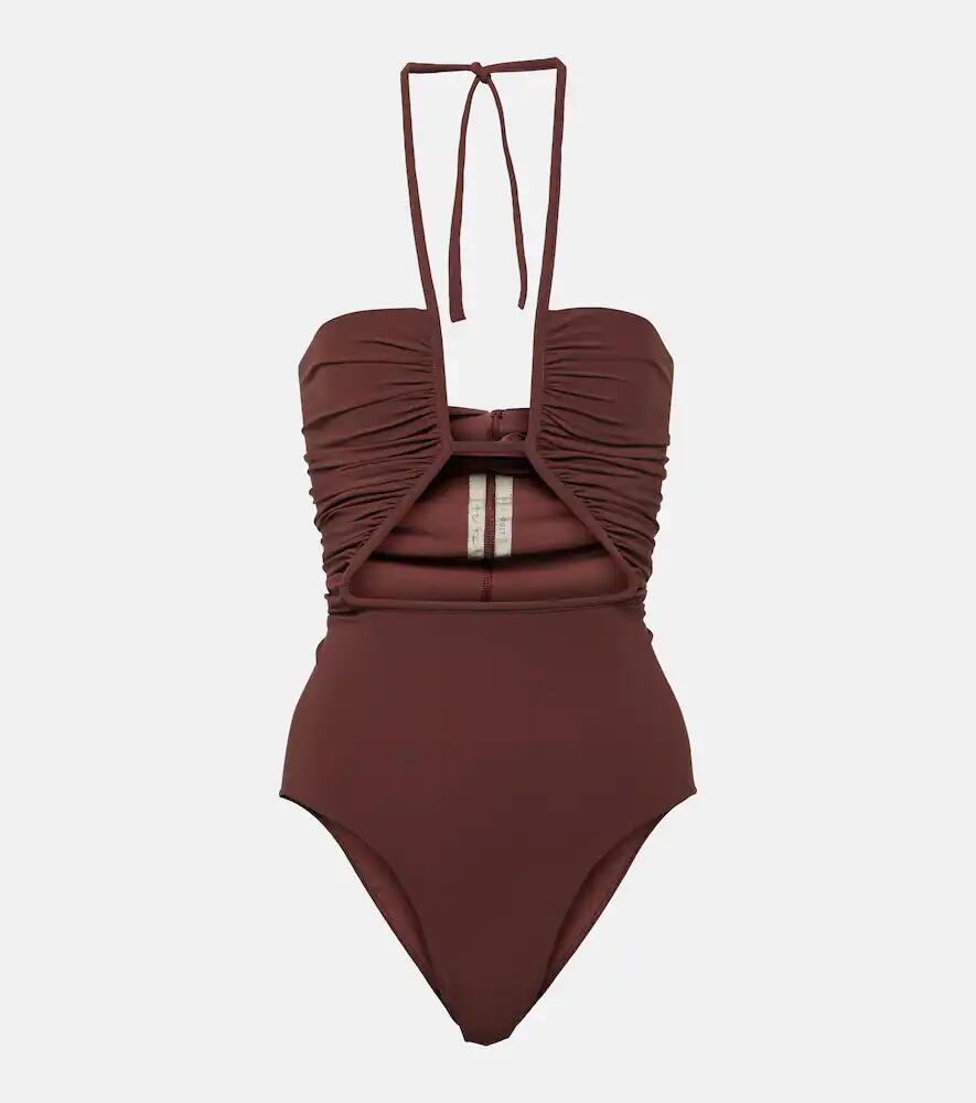 Rick Owens Halterneck cutout swimsuit Cover