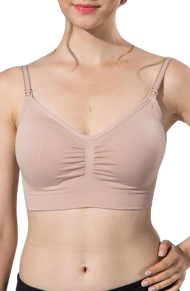 Modern Eternity Jade Seamless Nursing Bra in Nude Cover