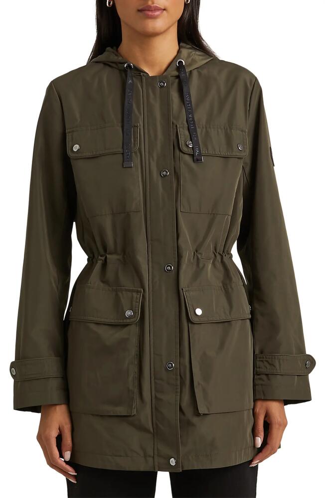 Lauren Ralph Lauren Hooded Utility Jacket in Litchfield Loden Cover