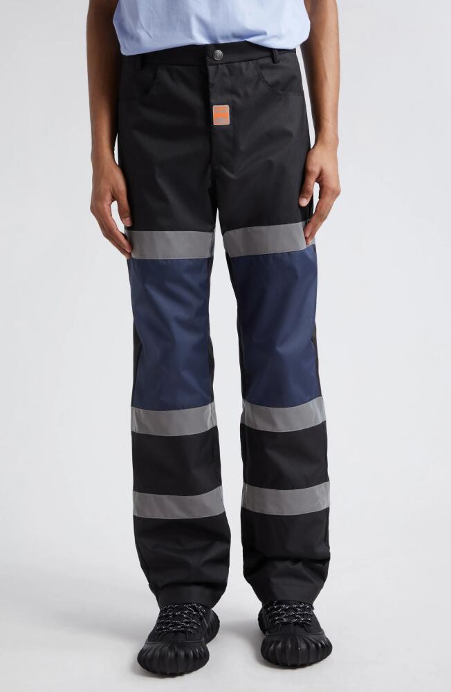 Martine Rose Gender Inclusive Safety Trousers in Black/Navy Cover