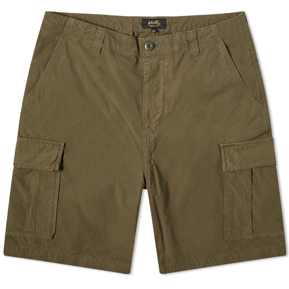 Stan Ray Men's Ripstop Cargo Shorts in Olive Cover