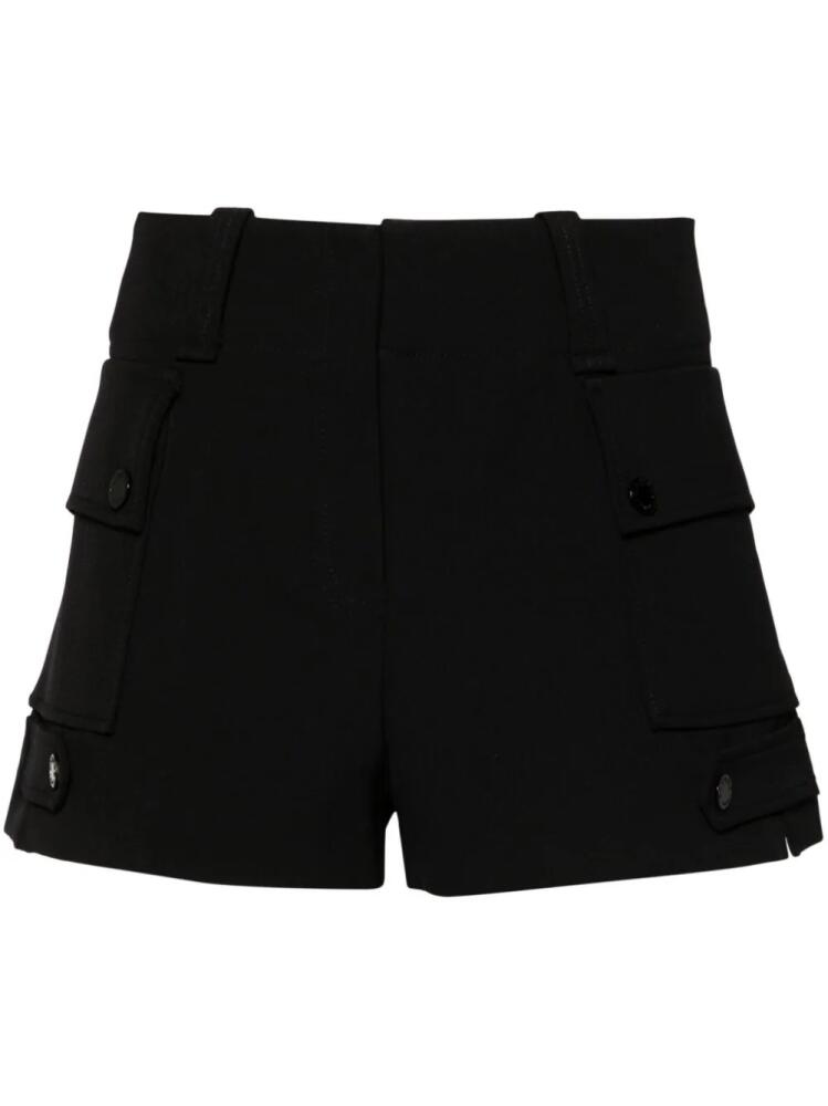 SANDRO high-waist cargo shorts - Black Cover