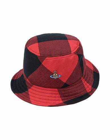 Vivienne Westwood Bucket Hat Woman Hat Red Wool Cover