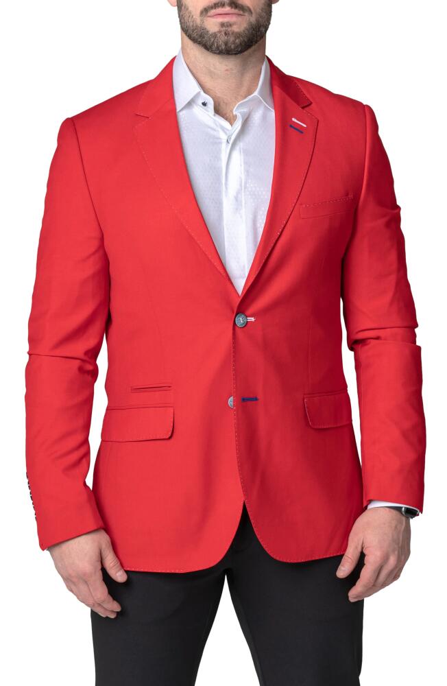 Maceoo Socrates Sport Coat in Red Cover