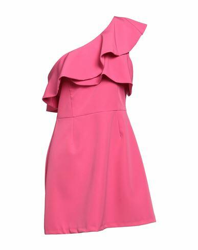 Twenty Easy By Kaos Woman Mini dress Fuchsia Polyester, Elastane Cover