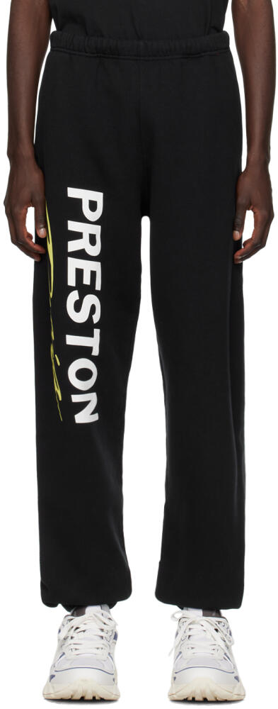 Heron Preston Black 'Racing' Sweatpants Cover