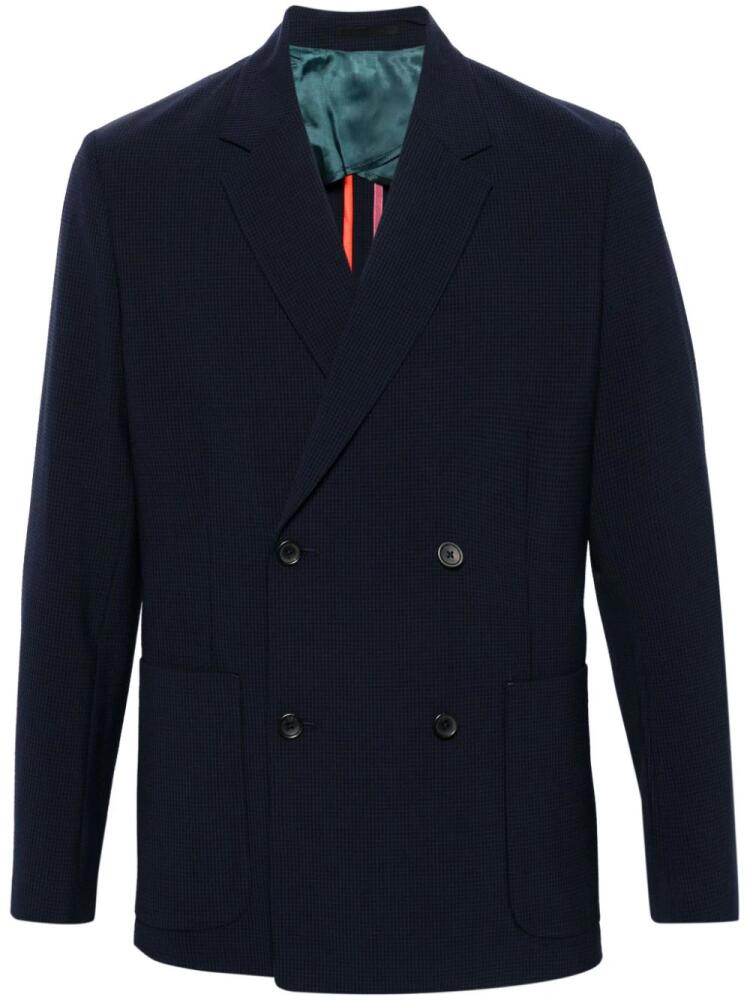 PS Paul Smith notched-lapels double-breasted blazer - Blue Cover