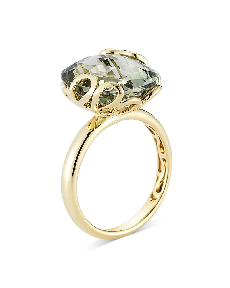 Miseno Jewelry 18K Yellow Gold Sea Leaf Green Amethyst Ring Cover