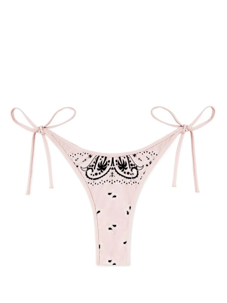 Palm Angels paisley-print bikini bottoms - Pink Cover