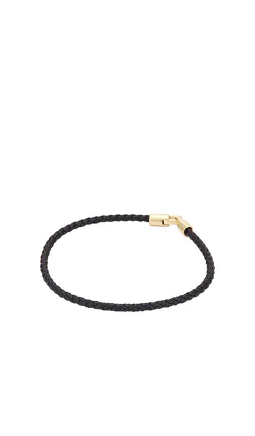 Miansai Cruz Leather Bracelet in Black Cover