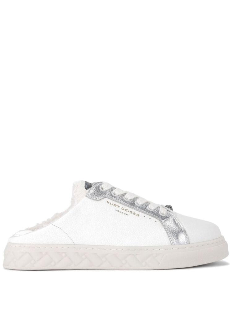 Kurt Geiger London Kensington cupsole mule trainers - White Cover