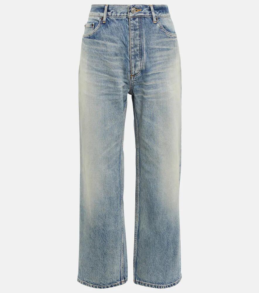 Balenciaga High-rise wide-leg jeans Cover