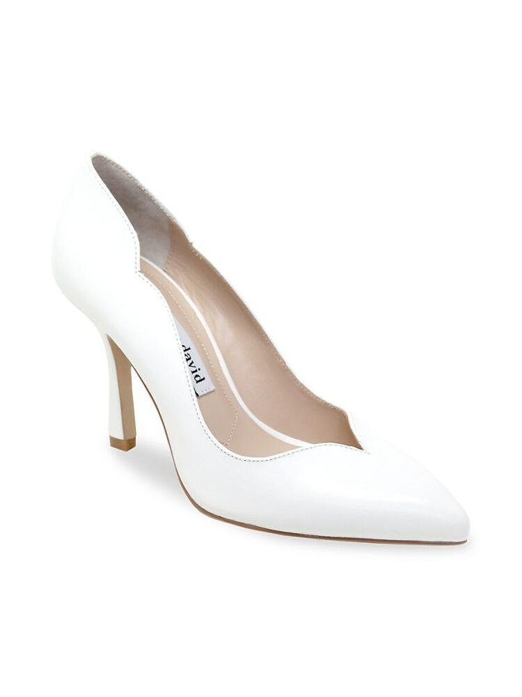 Charles David Women's Interim Innocent Leather Pumps - White Cover