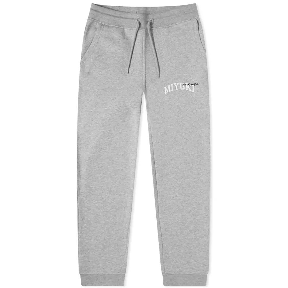 MKI Men's College Logo Sweat Pant in Grey Marl Cover