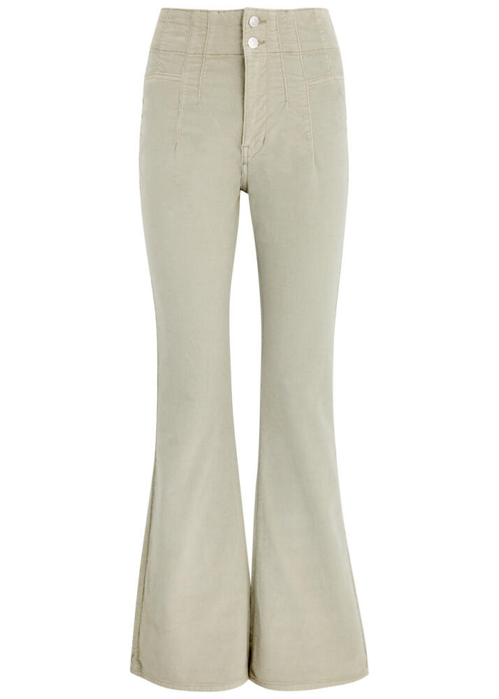 Free People Jayde Flared Corduroy Trousers - Grey Cover