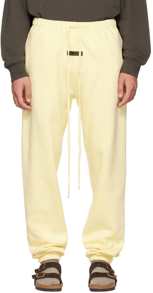 Fear of God ESSENTIALS Yellow Drawstring Lounge Pants Cover